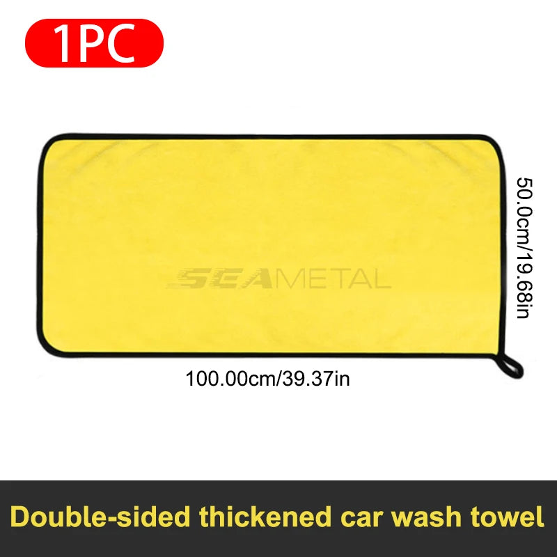 High-end Microfiber Towel Car Wash Towel Detailing Cleaning Cloth Car Wash Drying Towel Car Absorbent Cleaning Products