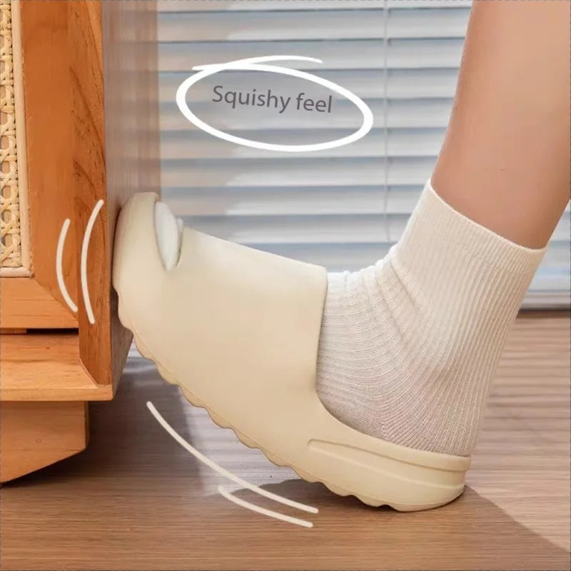 Summer Women Slippers Men Sandals Casual Beach Shoes Soft Bottom Slides Thick Platform EVA Anti-Slip Home Slippers